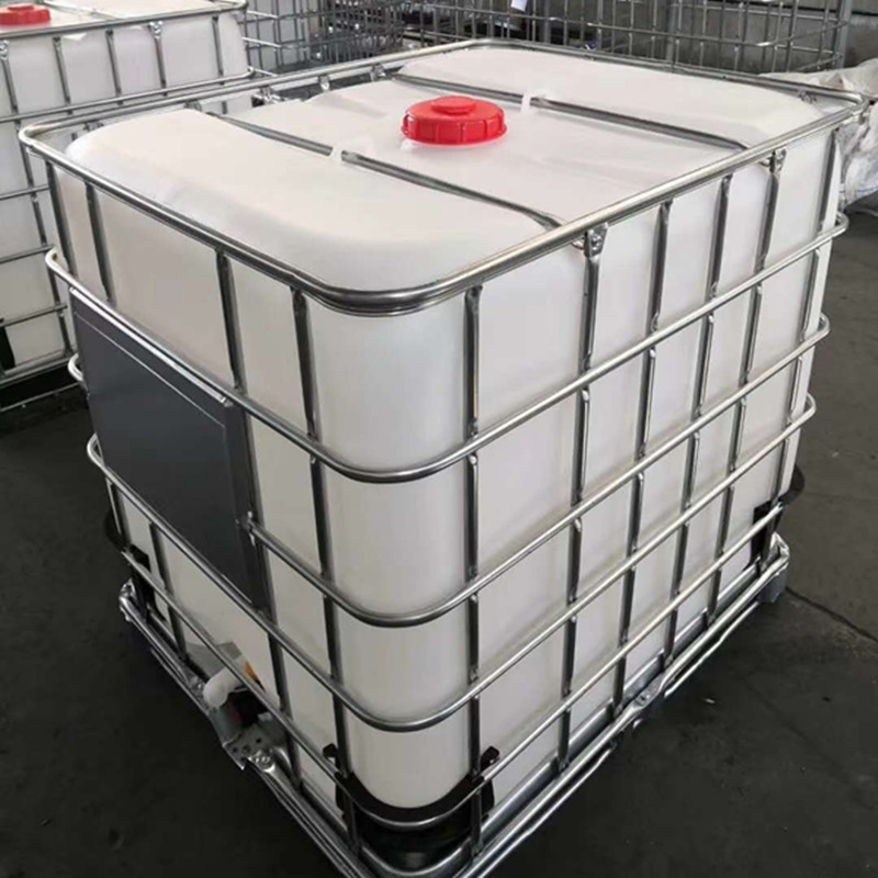 全国供应 吹塑集装桶 卡谱尔塑料内胆加金属框架 方形桶吨桶